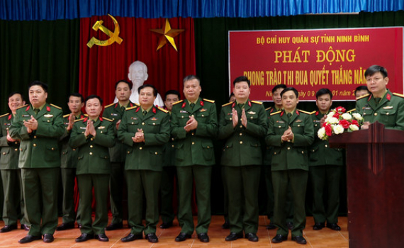 Bộ Chỉ huy Qu&acirc;n sự tỉnh ph&aacute;t động phong tr&agrave;o thi đua Quyết thắng năm 2023