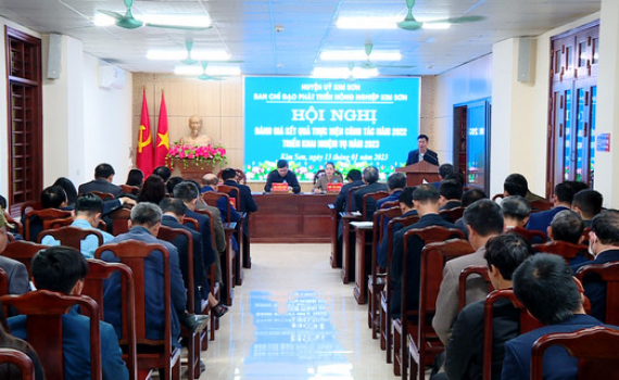 Ban Chỉ đạo ph&aacute;t triển n&ocirc;ng th&ocirc;n huyện Kim Sơn triển khai nhiệm vụ năm 2023