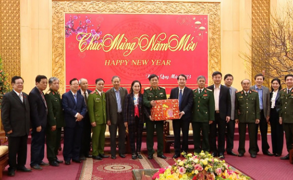 Hội đồng hương tỉnh Ninh B&igrave;nh tại H&agrave; Nội ch&uacute;c Tết tỉnh