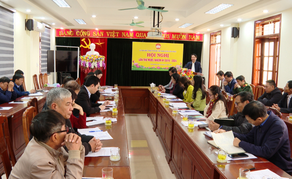 Ủy ban MTTQ Việt Nam huyện Y&ecirc;n Kh&aacute;nh triển khai nhiệm vụ năm 2023