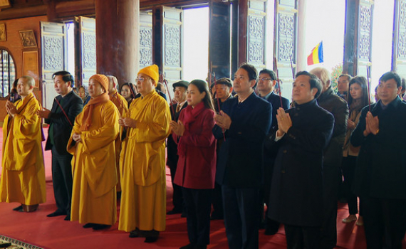 Khai mạc Lễ hội ch&ugrave;a B&aacute;i Đ&iacute;nh Xu&acirc;n Qu&yacute; M&atilde;o 2023