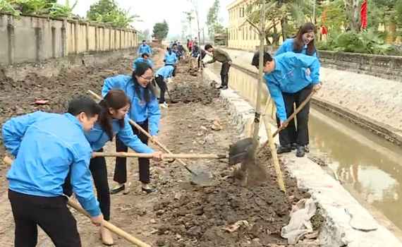 Tỉnh Đo&agrave;n Ninh B&igrave;nh ph&aacute;t động tết trồng c&acirc;y