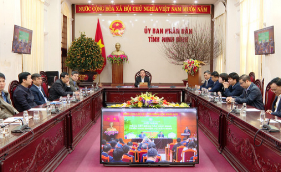 Hội nghị trực tuyến với c&aacute;c địa phương triển khai kế hoạch năm 2023 của ng&agrave;nh N&ocirc;ng nghiệp v&agrave; Ph&aacute;t triển n&ocirc;ng th&ocirc;n