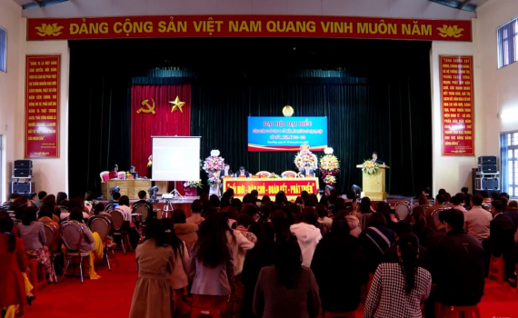 Đại hội C&ocirc;ng đo&agrave;n cơ sở C&ocirc;ng ty Cổ phần M&ocirc;i trường đ&ocirc; thị Tam Điệp
