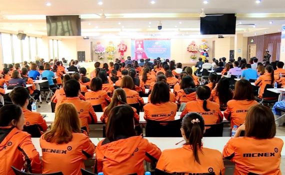Đại hội C&ocirc;ng đo&agrave;n C&ocirc;ng ty TNHH Mcnex Vina