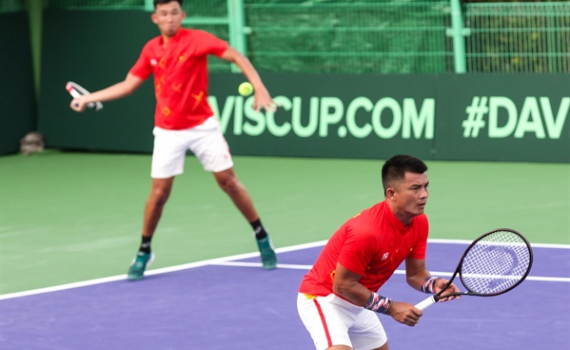 Tuyển quần vợt Việt Nam gặp Indonesia tại Play-off Davis Cup nh&oacute;m II