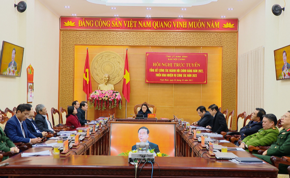 Triển khai nhiệm vụ ng&agrave;nh Nội ch&iacute;nh Đảng năm 2023