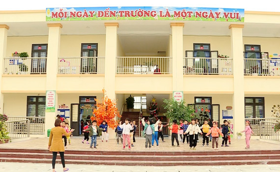 Nho Quan ch&uacute; trọng đầu tư cơ sở vật chất gi&aacute;o dục