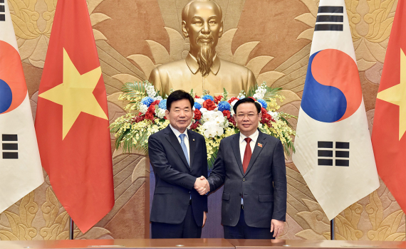 Chủ tịch Quốc hội H&agrave;n Quốc Kim Jin Pyo kết th&uacute;c tốt đẹp chuyến thăm ch&iacute;nh thức Việt Nam