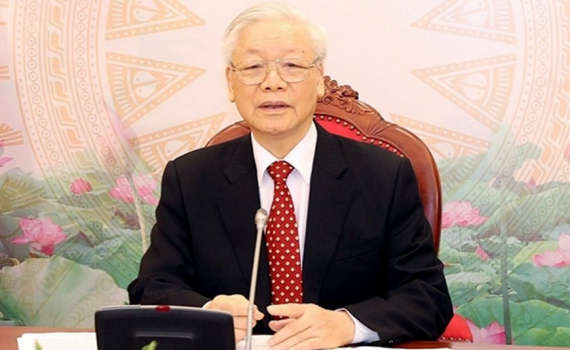 Tổng B&iacute; thư Nguyễn Ph&uacute; Trọng: Cả nước đồng l&ograve;ng, quyết t&acirc;m x&acirc;y dựng một nước Việt Nam ng&agrave;y c&agrave;ng cường thịnh, phồn vinh, văn minh, hạnh ph&uacute;c