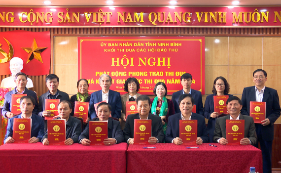 Khối thi đua c&aacute;c Hội đặc th&ugrave; ph&aacute;t động phong tr&agrave;o thi đua năm 2024