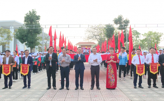  Khai mạc Hội khỏe Ph&ugrave; Đổng huyện Y&ecirc;n M&ocirc; lần thứ VIII