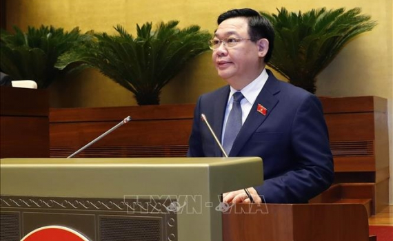 B&agrave;i ph&aacute;t biểu bế mạc Kỳ họp bất thường lần thứ 5, Quốc hội kh&oacute;a XV của Chủ tịch Quốc hội Vương Đ&igrave;nh Huệ
