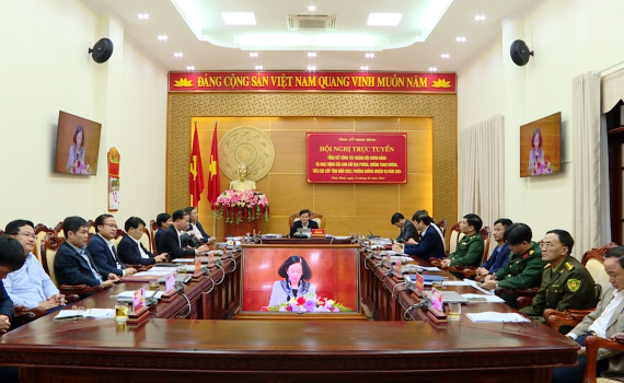 Hội nghị trực tuyến to&agrave;n quốc tổng kết c&ocirc;ng t&aacute;c ng&agrave;nh Nội ch&iacute;nh Đảng năm 2023