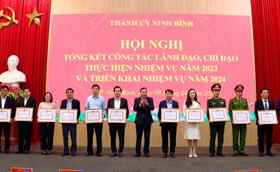 Th&agrave;nh ủy Ninh B&igrave;nh triển khai nhiệm vụ trọng t&acirc;m c&ocirc;ng t&aacute;c năm 2024