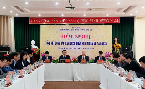 Cụm thi đua Sở Nội vụ c&aacute;c tỉnh, th&agrave;nh Bắc Bộ tổng kết năm 2023