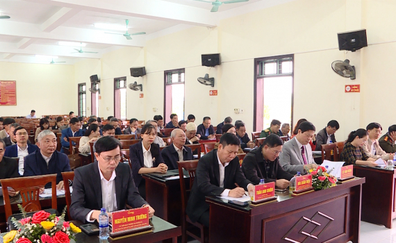 Hội nghị lần thứ 14, kh&oacute;a IX Ủy ban MTTQ Việt Nam huyện Kim Sơn