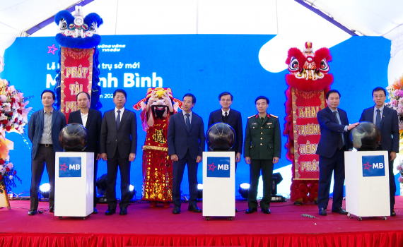 Ng&acirc;n h&agrave;ng Thương mại Cổ phần Qu&acirc;n đội - Chi nh&aacute;nh Ninh B&igrave;nh khai trương trụ sở mới
