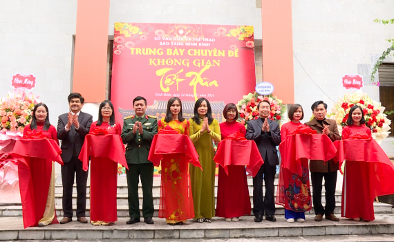 Bảo t&agrave;ng Ninh B&igrave;nh khai mạc trưng b&agrave;y chuy&ecirc;n đề &ldquo;Kh&ocirc;ng gian Tết xưa&rdquo;