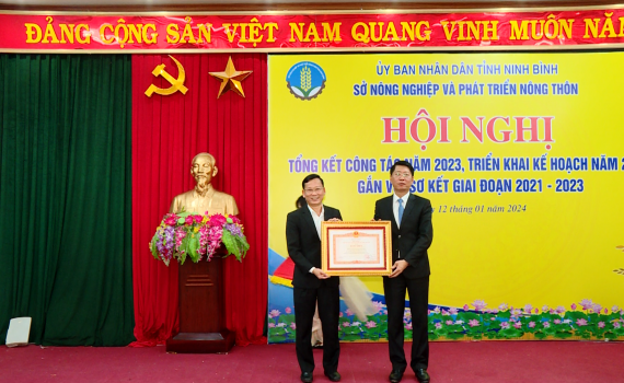 Sở N&ocirc;ng nghiệp v&agrave; Ph&aacute;t triển n&ocirc;ng th&ocirc;n tổng kết c&ocirc;ng t&aacute;c năm 2023, triển khai nhiệm vụ năm 2024