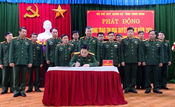 Bộ CHQS tỉnh ph&aacute;t động phong tr&agrave;o thi đua Quyết thắng năm 2024 