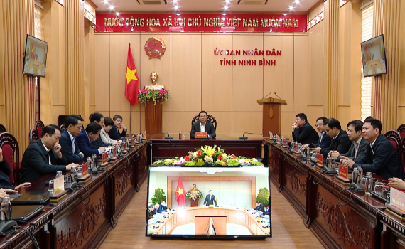 Hội nghị trực tuyến b&agrave;n phương &aacute;n điều chỉnh chỉ ti&ecirc;u sử dụng đất đến năm 2025