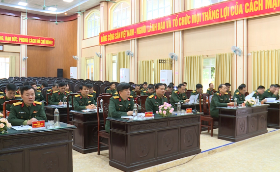 Bộ CHQS tỉnh tổng kết c&ocirc;ng t&aacute;c Đảng, c&ocirc;ng t&aacute;c ch&iacute;nh trị năm 2023