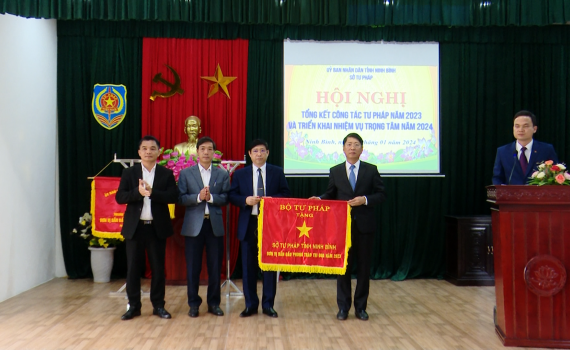 Sở Tư ph&aacute;p Ninh B&igrave;nh triển khai nhiệm vụ năm 2024