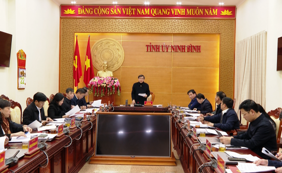Hội nghị Ban Thường vụ Tỉnh ủy ng&agrave;y 22/01/2024