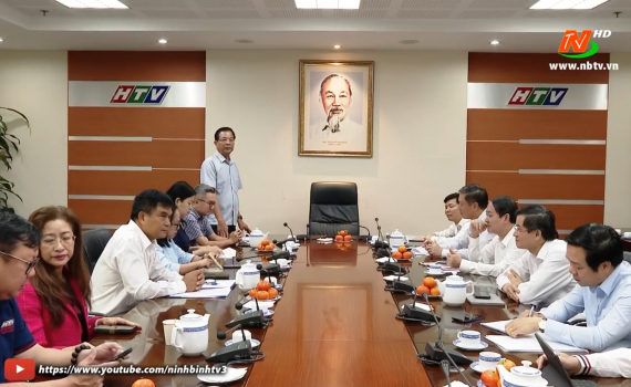Đo&agrave;n c&ocirc;ng t&aacute;c của tỉnh Ninh B&igrave;nh khảo s&aacute;t v&agrave; l&agrave;m việc với c&aacute;c đơn vị truyền th&ocirc;ng tại th&agrave;nh phố Hồ Ch&iacute; Minh