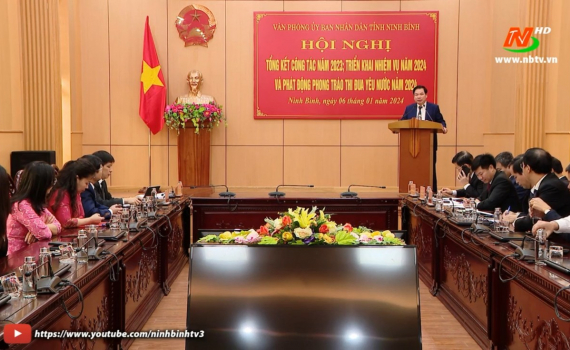 Văn ph&ograve;ng UBND tỉnh triển khai nhiệm vụ c&ocirc;ng t&aacute;c năm 2024