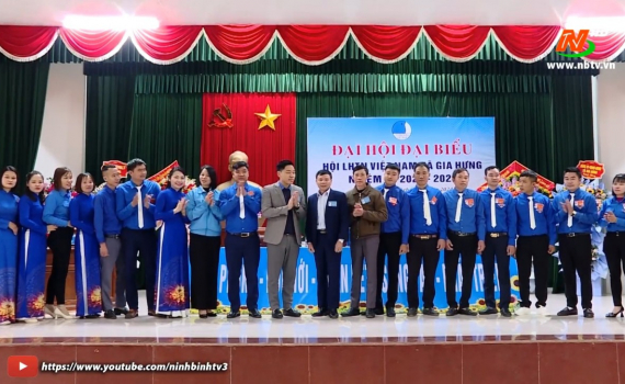 Đại hội đại biểu Hội Li&ecirc;n hiệp Thanh ni&ecirc;n Việt Nam x&atilde; Gia Hưng, nhiệm kỳ 2024 - 2029