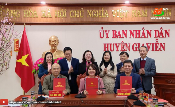 Gia Viễn k&yacute; kết phối hợp c&ocirc;ng t&aacute;c tuy&ecirc;n truyền năm 2024