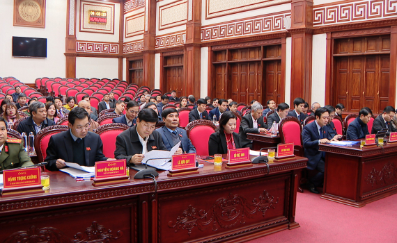 Kỳ họp thứ mười ch&iacute;n, HĐND tỉnh kh&oacute;a XV