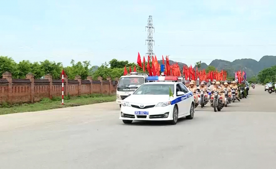 Đảm bảo an ninh trật tự cho thành phố Hoa Lư