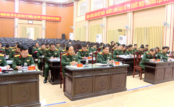 Bộ CHQS tỉnh triển khai nhiệm vụ c&ocirc;ng t&aacute;c Đảng, c&ocirc;ng t&aacute;c ch&iacute;nh trị