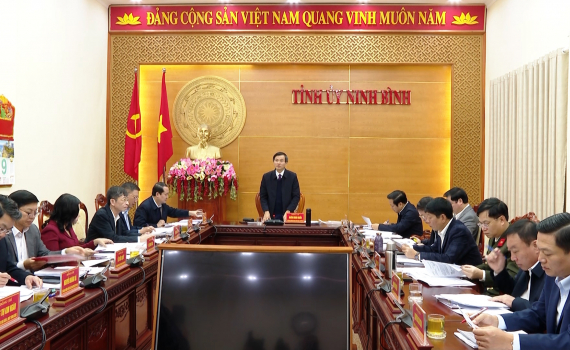 Hội nghị Ban Thường vụ Tỉnh ủy ng&agrave;y 9/1/2025
