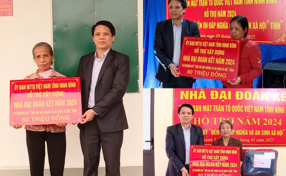 Kh&aacute;nh th&agrave;nh nh&agrave; đại đo&agrave;n kết tại huyện Y&ecirc;n Kh&aacute;nh
