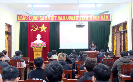 Tam Điệp bồi dưỡng nhận thức về Đảng cho thanh ni&ecirc;n chuẩn bị nhập ngũ