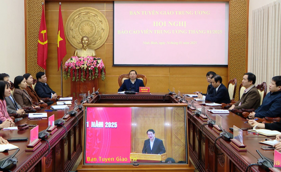 Hội nghị B&aacute;o c&aacute;o vi&ecirc;n Trung ương th&aacute;ng 1/2025