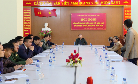 Li&ecirc;n đo&agrave;n Quần vợt tỉnh triển khai nhiệm vụ năm 2025