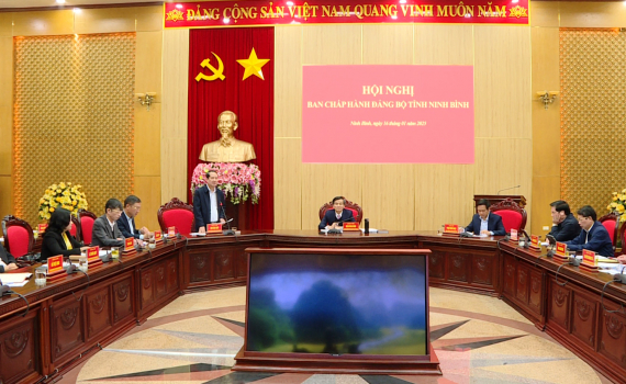Hội nghị Ban Chấp h&agrave;nh Đảng bộ tỉnh