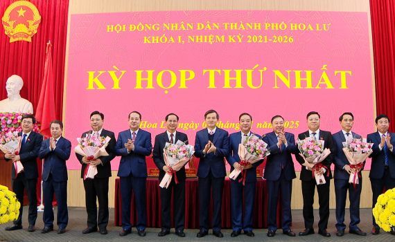 Kỳ họp thứ nhất &ndash; HĐND th&agrave;nh phố Hoa Lư, nhiệm kỳ 2021-2026