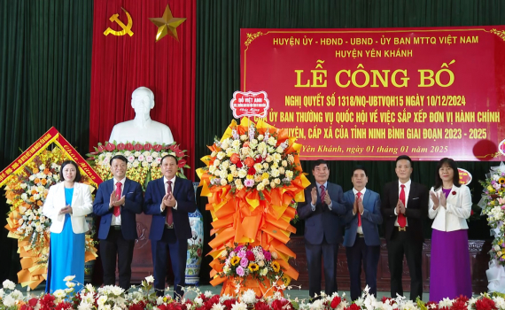 Y&ecirc;n Kh&aacute;nh C&ocirc;ng bố Nghị quyết số 1318 của Ủy ban Thường vụ Quốc hội