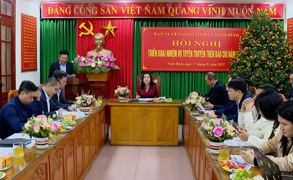 Ban Tuy&ecirc;n gi&aacute;o Tỉnh ủy triển khai nhiệm vụ tuy&ecirc;n truyền b&aacute;o ch&iacute; năm 2025