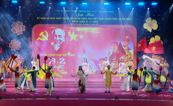 Gặp mặt kỷ niệm 95 năm Ng&agrave;y th&agrave;nh lập Đảng v&agrave; mừng xu&acirc;n Ất Tỵ 2025