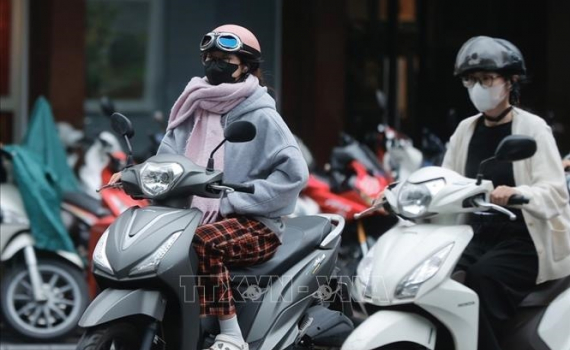 Thời tiết h&ocirc;m nay (1-1): Kh&ocirc;ng kh&iacute; lạnh tăng cường, Bắc Bộ, Trung Bộ mưa r&eacute;t