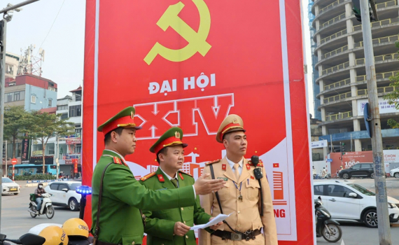 Chi tiết lịch cấm đường v&agrave; ph&acirc;n luồng giao th&ocirc;ng phục vụ Đại hội XIV của Đảng