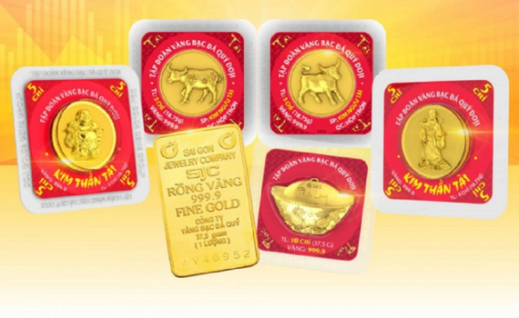 Gi&aacute; v&agrave;ng h&ocirc;m nay (18-1): V&agrave;ng miếng, v&agrave;ng nhẫn c&ugrave;ng giữ mức cao