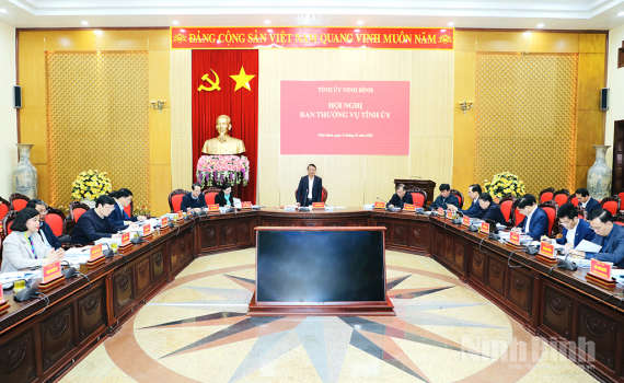 Hội nghị Ban Thường vụ Tỉnh ủy cho &yacute; kiến v&agrave;o một số nội dung quan trọng
